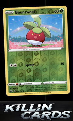 Reverse Holofoil Bounsweet 013/198 Pokemon Common SWSH06: Chilling Reign Card NM