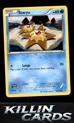 Staryu 32/160 Pokemon Common XY - Primal Clash Card LP