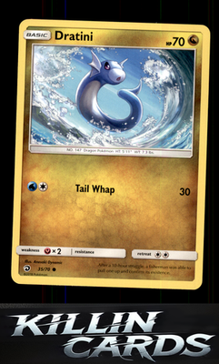 Dratini (35) 35/70 Pokemon Common Dragon Majesty Card NM