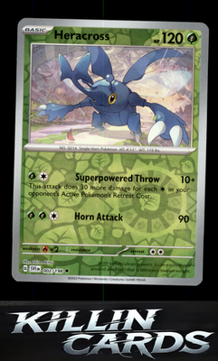 Reverse Holofoil Heracross 002/198 Pokemon Uncommon SV01: Scarlet & Violet Base