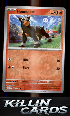 Reverse Holofoil Houndour - 033/198 033/198 Pokemon Common SV01: Scarlet & Viole