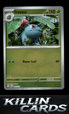 Reverse Holofoil Ivysaur - 002/132 002/132 Pokemon Common ME01: Mega Evolution C