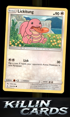 Lickitung 152/214 Pokemon Common SM - Unbroken Bonds Card NM
