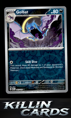 Reverse Holofoil Golbat 042/165 Pokemon Uncommon SV: Scarlet & Violet 151 Card N