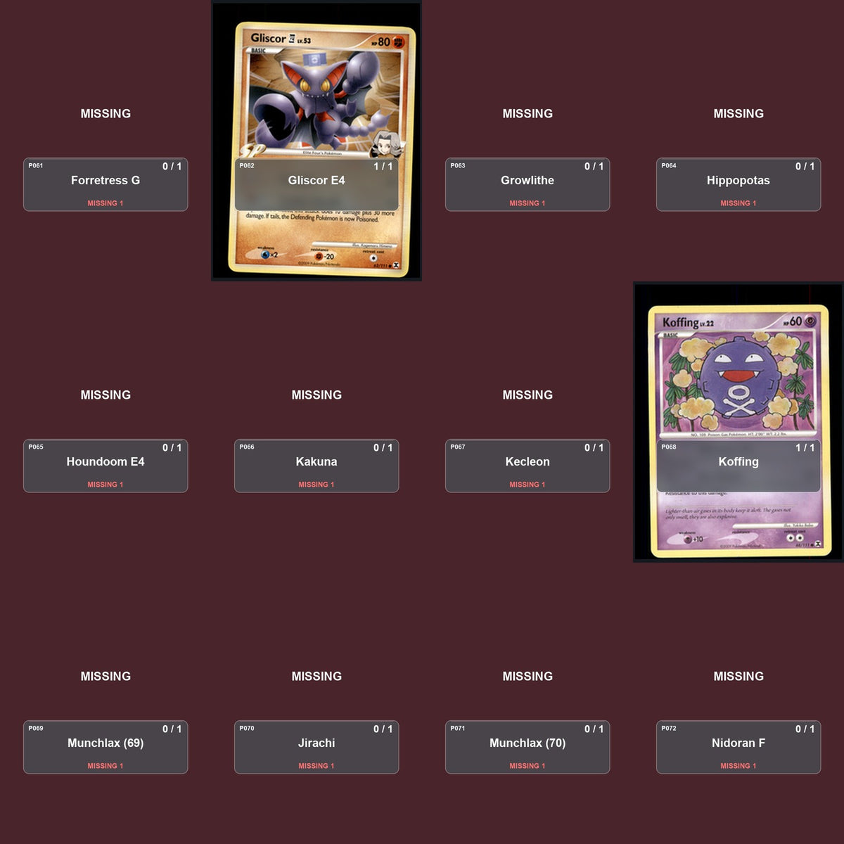 Pokemon TCG Rising Rivals C/UC/R Standard Set 12 Cards