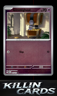 Reverse Holofoil Gimmighoul 067/132 Pokemon Common ME01: Mega Evolution Card NM