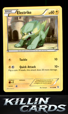 Electrike (41) 41/124 Pokemon Common Dragons Exalted Card LP