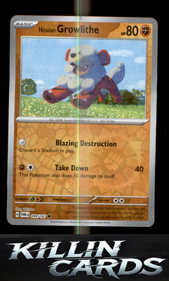 Reverse Holofoil Hisuian Growlithe - 099/167 099/167 Pokemon Common SV06: Twilig