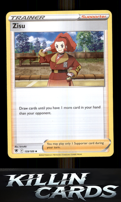 Zisu 159/189 Pokemon Uncommon SWSH10: Astral Radiance Card NM