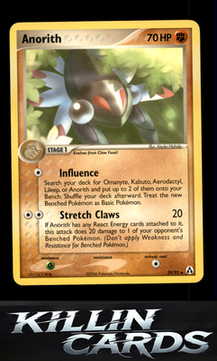 Anorith 29/92 Pokemon Uncommon Legend Maker Card LP