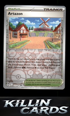 Reverse Holofoil Artazon 171/193 Pokemon Uncommon SV02: Paldea Evolved Card NM