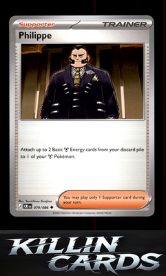 Philippe - 079/086 079/086 Pokemon Uncommon ME04: Chaos Rising Card NM