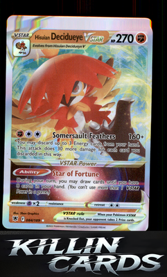 Hisuian Decidueye VSTAR 084/189 Pokemon Ultra Rare SWSH10: Astral Radiance Card