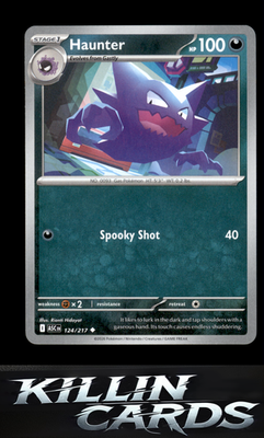 Haunter 124/217 Pokemon Uncommon ME: Ascended Heroes Card NM