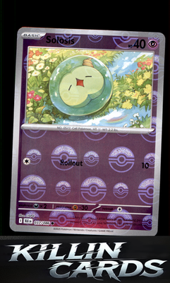 Solosis (Poke Ball Pattern) 037/086 Pokemon Common SV: Black Bolt Card NM