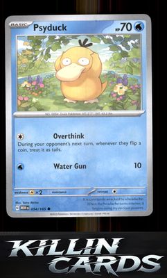 Psyduck - 054/165 054/165 Pokemon Common SV: Scarlet & Violet 151 Card NM