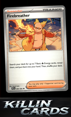 Firebreather - 089/094 089/094 Pokemon Uncommon ME02: Phantasmal Flames Card NM