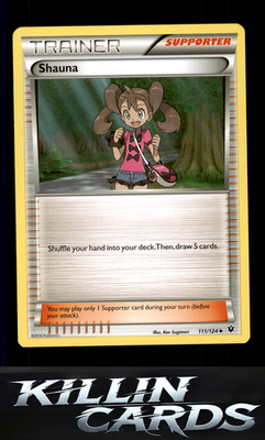 Shauna 111/124 Pokemon Uncommon XY - Fates Collide Card LP