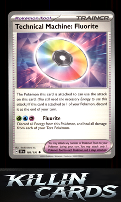 Technical Machine: Fluorite 188/191 Pokemon Uncommon SV08: Surging Sparks Card N