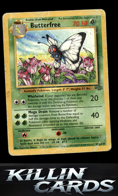 Butterfree 33/64 Pokemon Uncommon Jungle Card DM