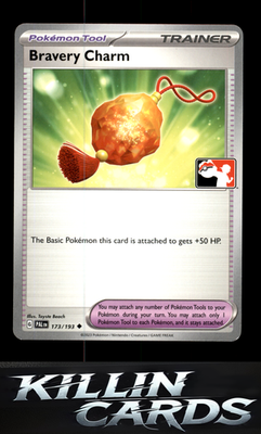 Bravery Charm 173/193 Pokemon Uncommon Prize Pack Series Cards Card NM