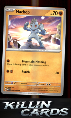 Machop 066/165 Pokemon Common SV: Scarlet & Violet 151 Card NM