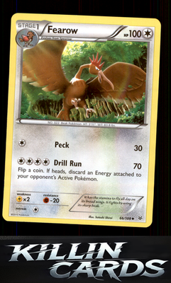 Fearow 66/108 Pokemon Uncommon XY - Roaring Skies Card LP