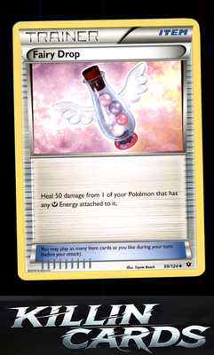 Fairy Drop 99/124 Pokemon Uncommon XY - Fates Collide Card NM