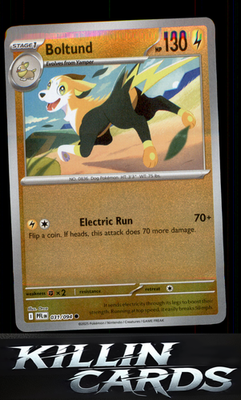 Reverse Holofoil Boltund 031/094 Pokemon Common ME02: Phantasmal Flames Card NM