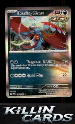 Roaring Moon 065/131 Pokemon Rare SV: Prismatic Evolutions Card NM