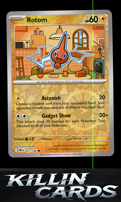 Reverse Holofoil Rotom - 077/182 077/182 Common SV10: Destined Rivals NM
