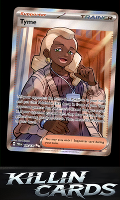 Tyme 143/131 Pokemon Ultra Rare SV: Prismatic Evolutions Card NM