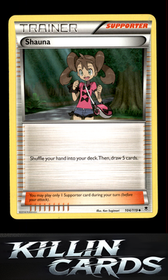 Shauna 104/119 Pokemon Uncommon XY - Phantom Forces Card NM