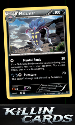 Malamar (77) 77/146 Pokemon Rare XY Base Set Card LP