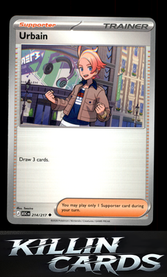 Urbain 214/217 Pokemon Uncommon ME: Ascended Heroes Card NM