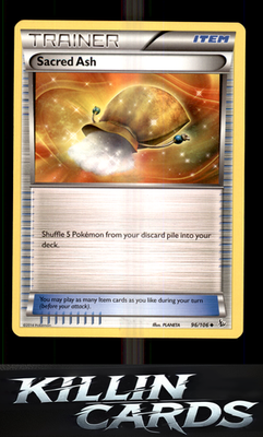 Sacred Ash 96/106 Pokemon Uncommon XY - Flashfire Card LP