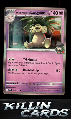 Team Rocket's Exeggutor (Team Rocket) 078/217 Pokemon Rare ME: Ascended Heroes C