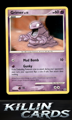Grimer 88/132 Pokemon Common Secret Wonders Card LP