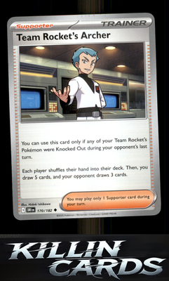 Team Rocket's Archer - 170/182 170/182 Pokemon Uncommon SV10: Destined Rivals Ca