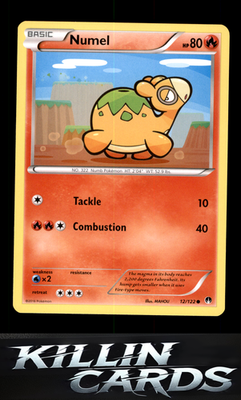 Numel 12/122 Pokemon Common XY - BREAKpoint Card NM