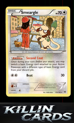 Smeargle 123/162 Pokemon Rare XY - BREAKthrough Card NM