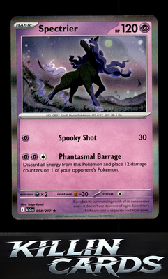 Spectrier 098/217 Pokemon Rare ME: Ascended Heroes Card NM