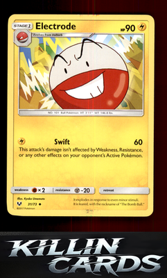 Electrode 31/73 Pokemon Uncommon Shining Legends Card NM