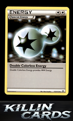 Double Colorless Energy 113/113 Pokemon Uncommon Legendary Treasures Card LP