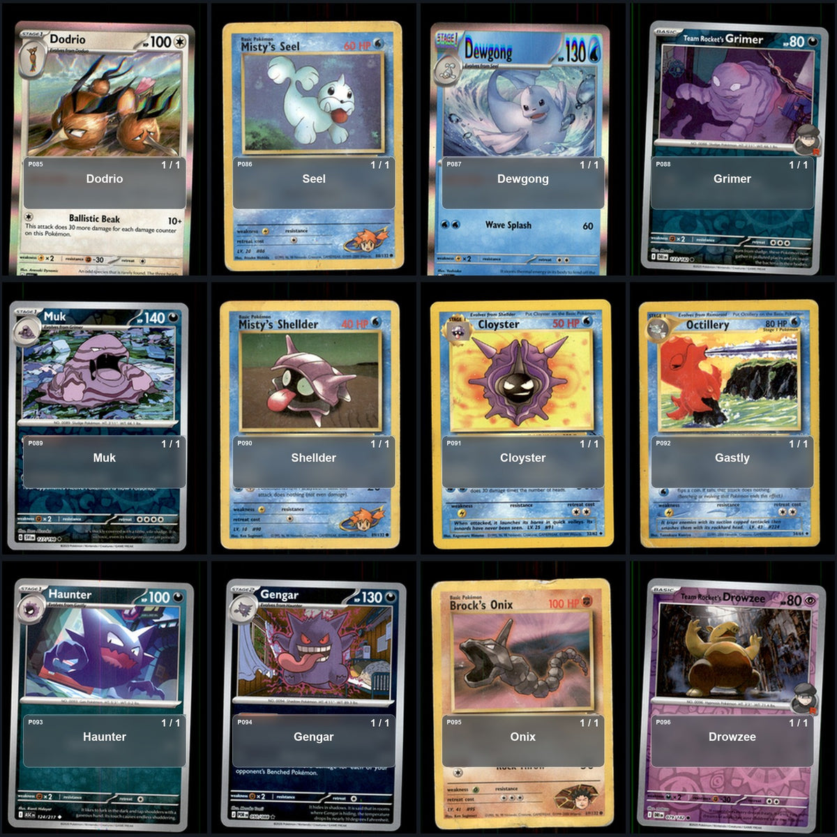 Pokemon TCG Generation 1 Kanto Pokemon Pokedex Set 151 Cards Collection