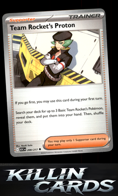 Team Rocket's Proton 208/217 Pokemon Uncommon ME: Ascended Heroes Card NM