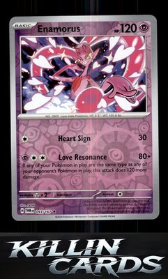 Reverse Holofoil Enamorus - 093/167 093/167 Pokemon Rare SV06: Twilight Masquera