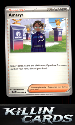 Amarys - 093/131 093/131 Pokemon Common SV: Prismatic Evolutions Card NM