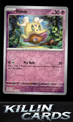 Reverse Holofoil Flittle - 041/091 041/091 Pokemon Common SV: Paldean Fates Card