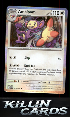Ambipom - 079/094 079/094 Pokemon Rare ME02: Phantasmal Flames Card NM